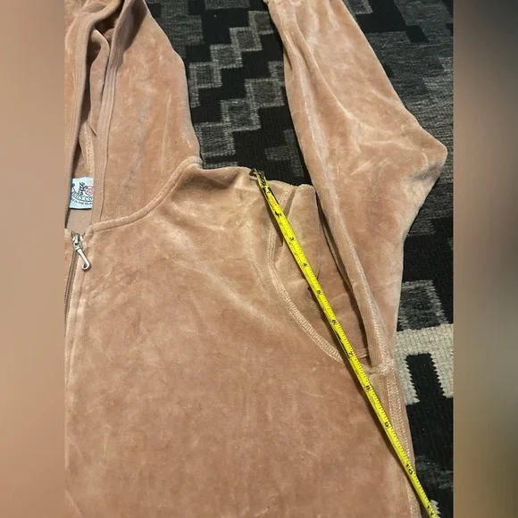 Juicy Couture Tan Velvet Jacket - Picture 3 of 5